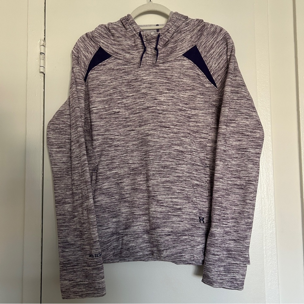 Under Armour Women Cold Gear Semi-Fitted Hooded Sweatshirt Storm Tech (Size XL)